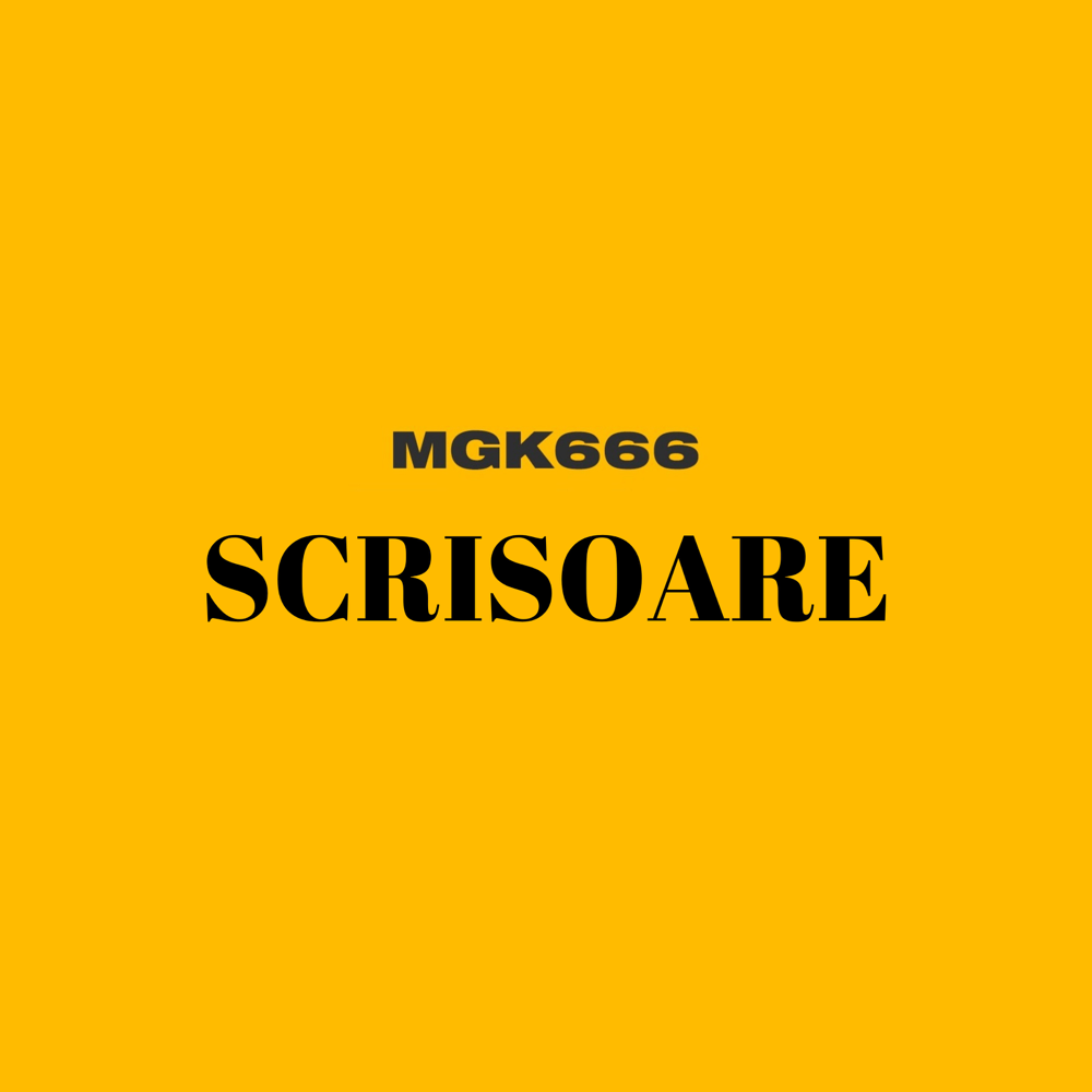 Album cover art for "Scrisoare" by MGK666