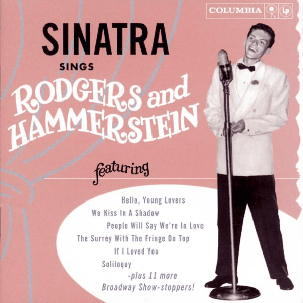 Album cover art for "We Kiss in a Shadow" by Frank Sinatra
