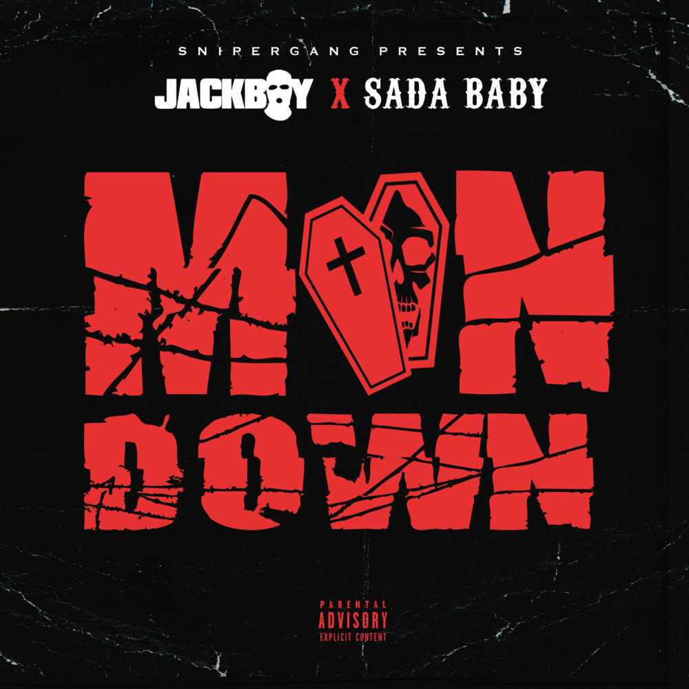 Album cover art for "Man Down" by Jackboy & Sada Baby