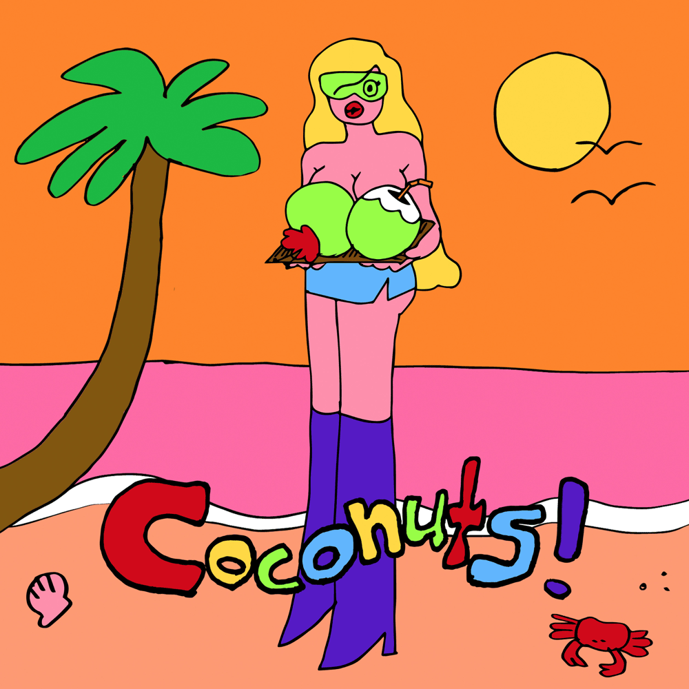 Album cover art for "Coconuts" by Kim Petras