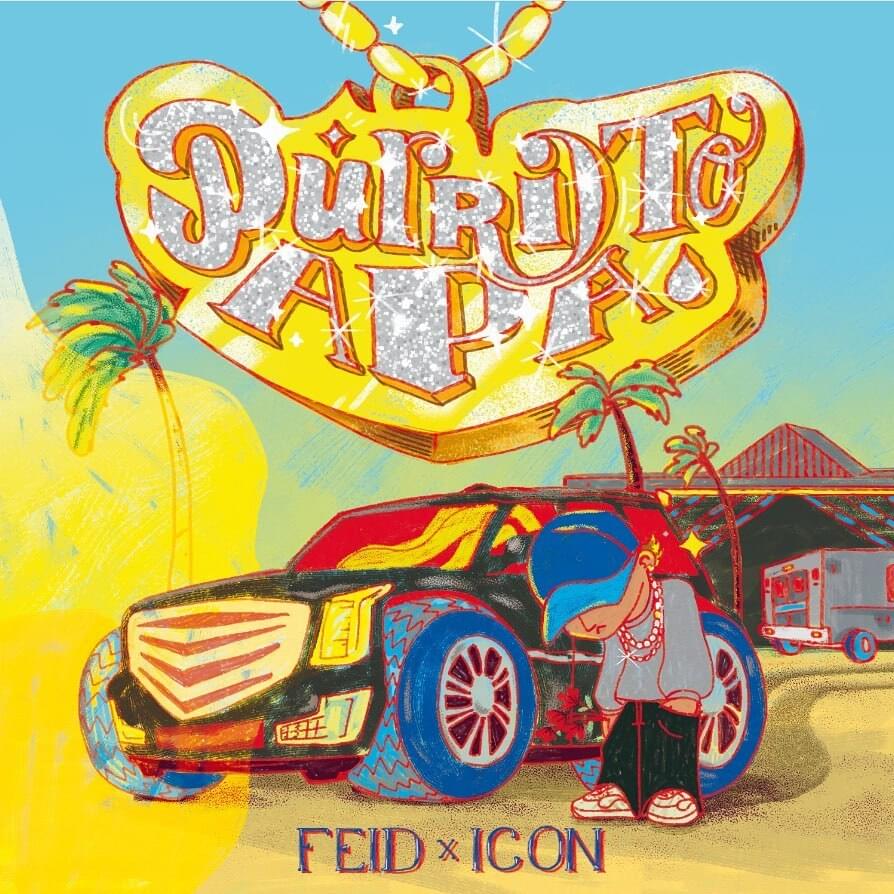 Album cover art for "PURRITO APA" by Feid