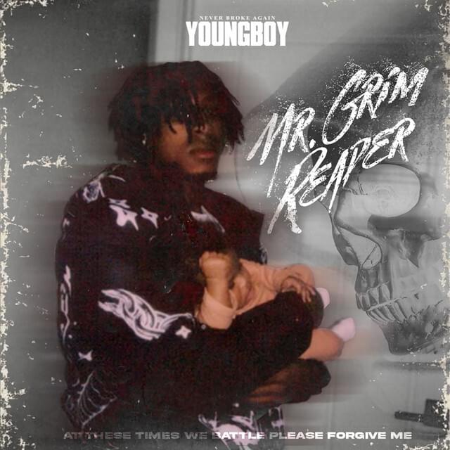 Album cover art for "Mr. Grim Reaper" by YoungBoy Never Broke Again