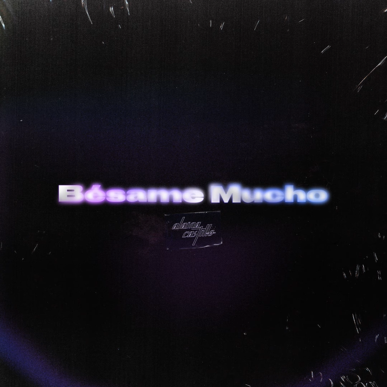 Album cover art for "bésame mucho" by Alaina Castillo