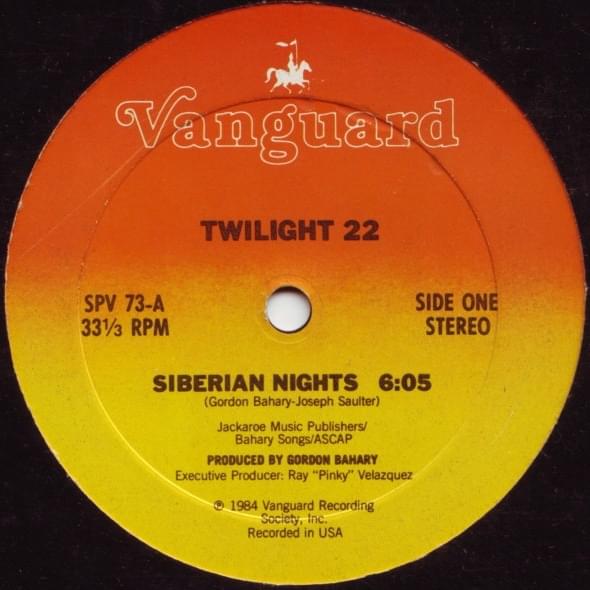 Siberian Nights [12"] by Twilight 22