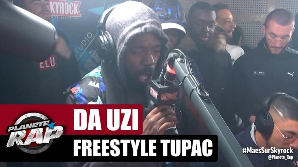 Album cover art for "Freestyle Tupac" by DA Uzi