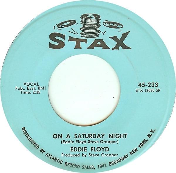 Album cover art for "On A Saturday Night" by Eddie Floyd