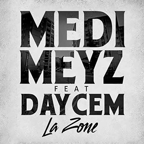 Album cover art for "La zone" by Medi Meyz