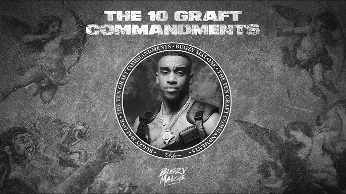 Album cover art for "10 Graft Commandments" by Bugzy Malone