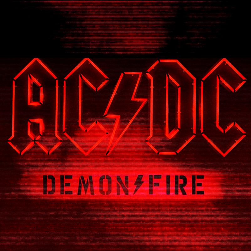 Album cover art for "Demon Fire" by AC/DC