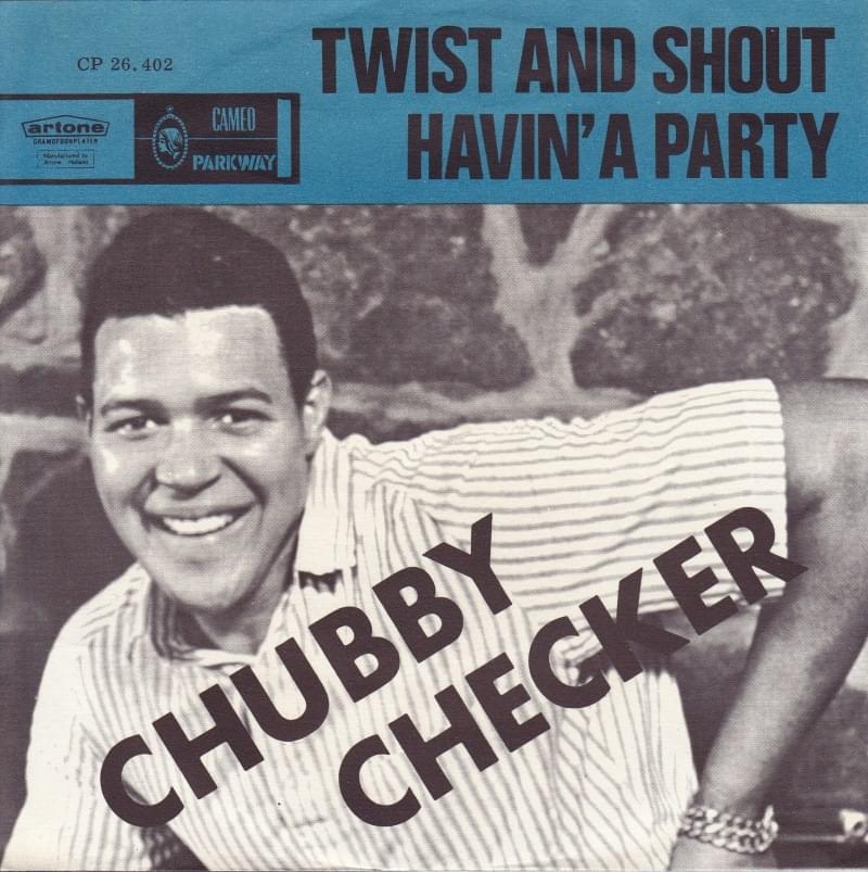Album cover art for "Twist and Shout" by Chubby Checker