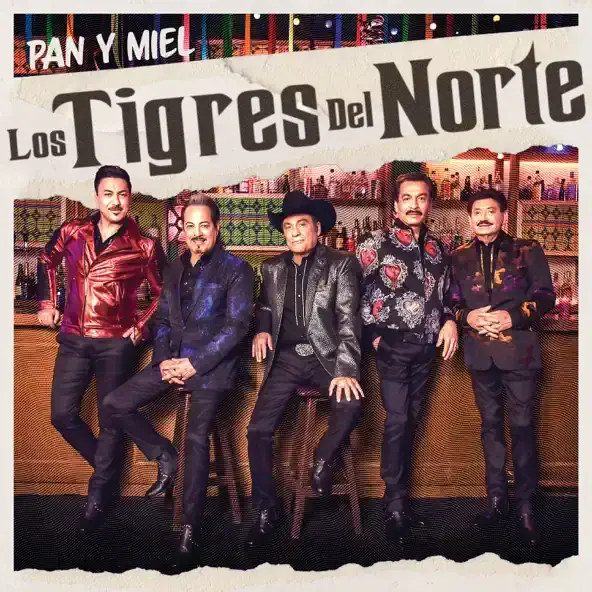 Album cover art for "Pan Y Miel" by Los Tigres Del Norte