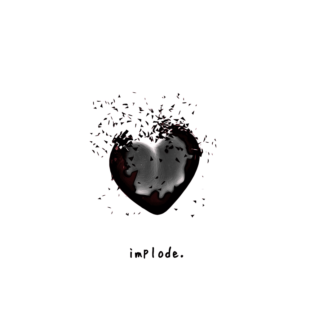 Album cover art for "implode." by tylerhateslife
