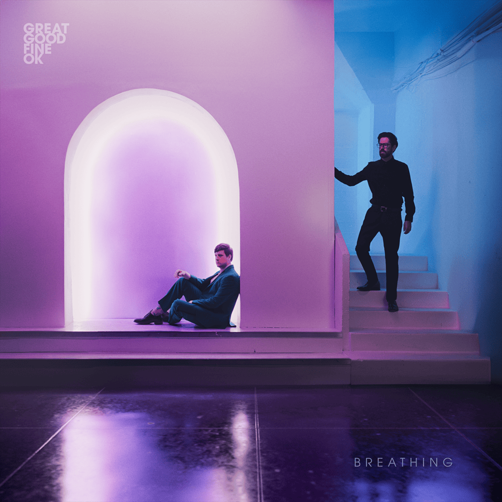 Album cover art for "Breathing" by Great Good Fine OK