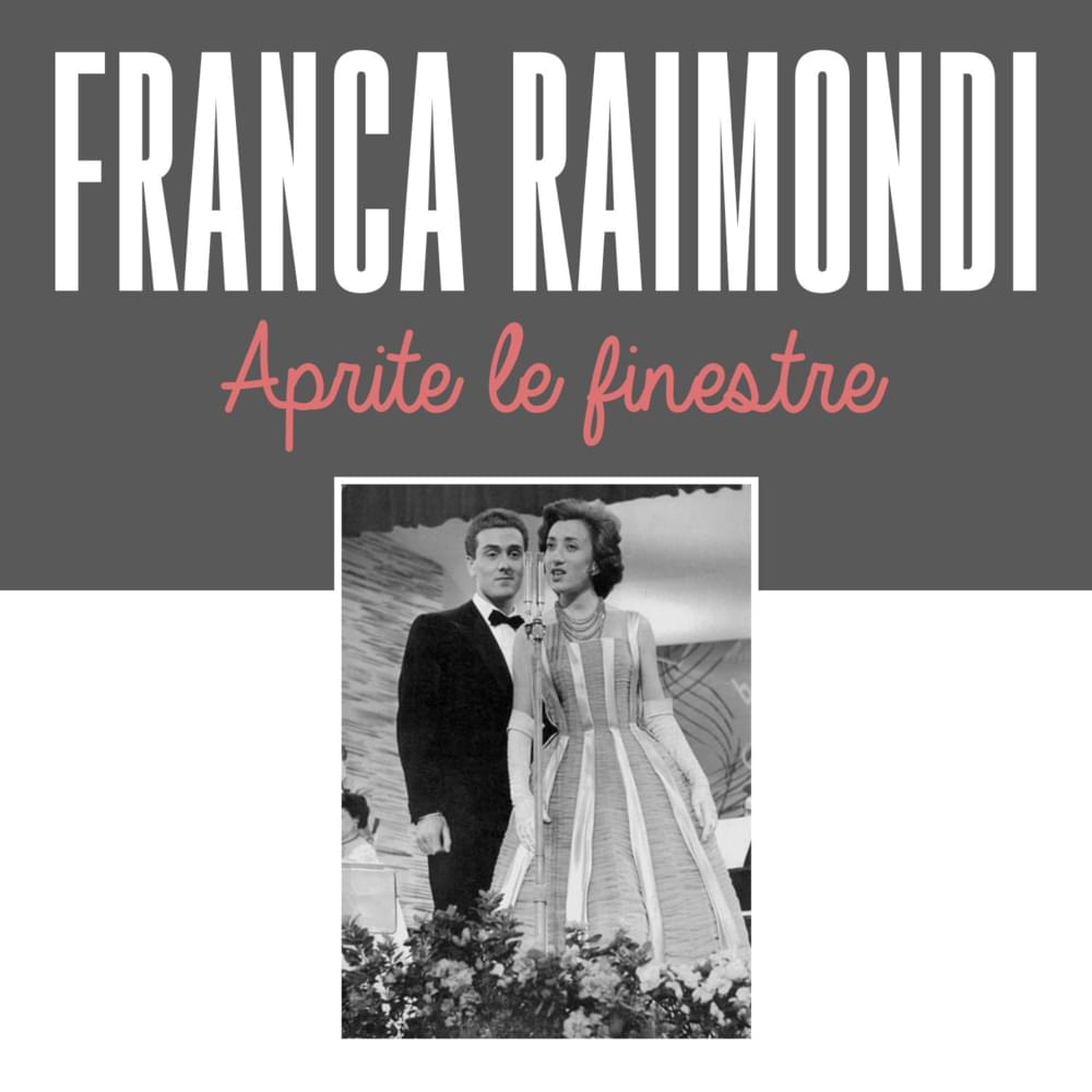 Album cover art for "Aprite le finestre" by Franca Raimondi