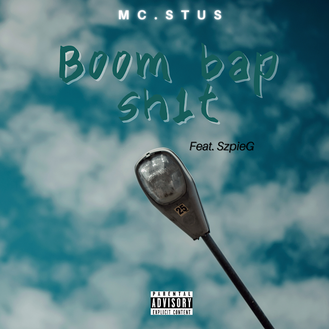Album cover art for "B00M B4P SH1T" by MC. Stus & Szpiegowsky