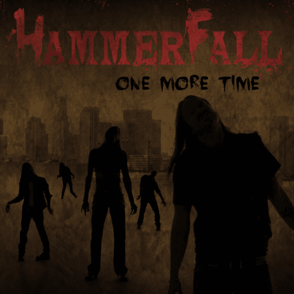 Album cover art for "One More Time" by HammerFall