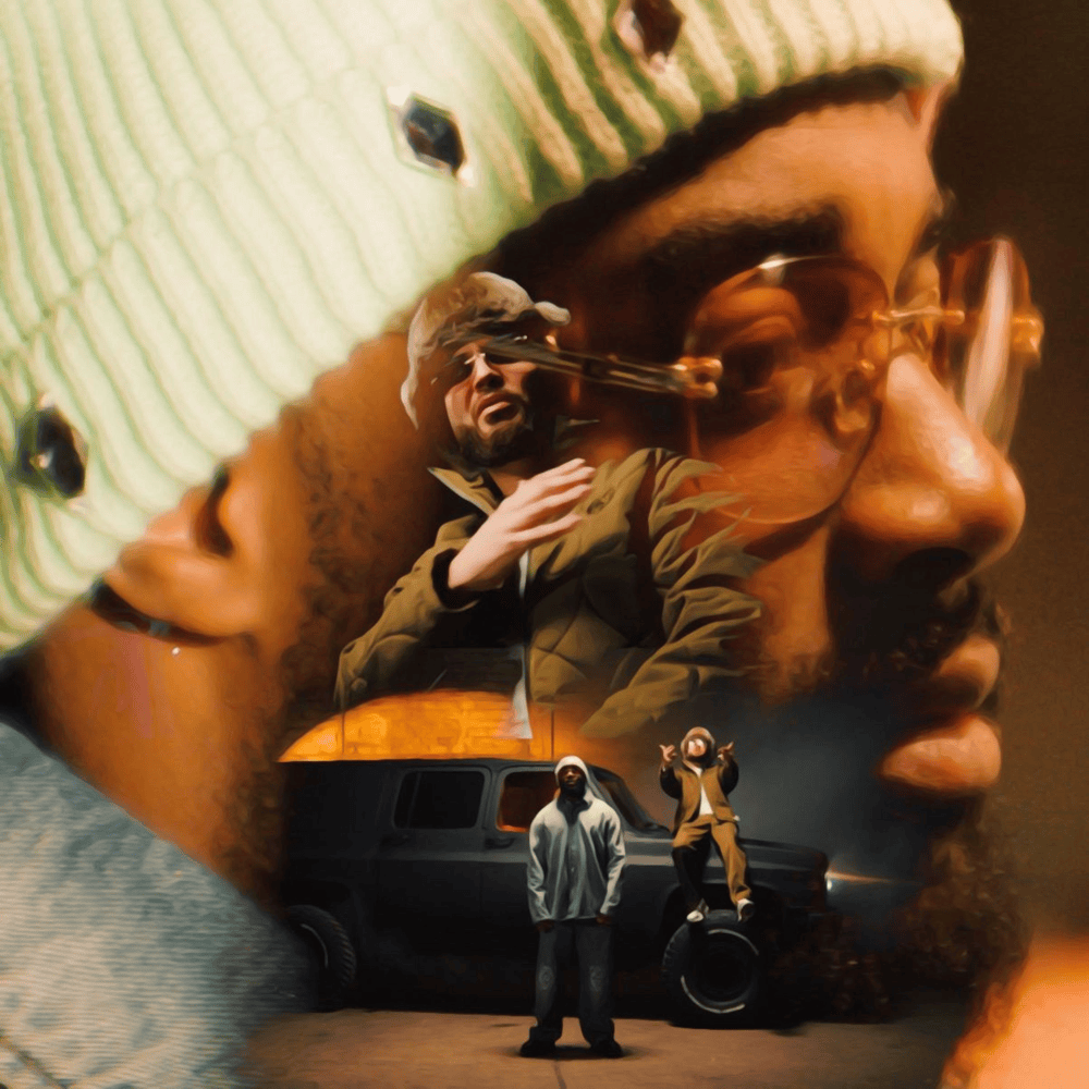 Album cover art for "PURE" by GLK & Gradur