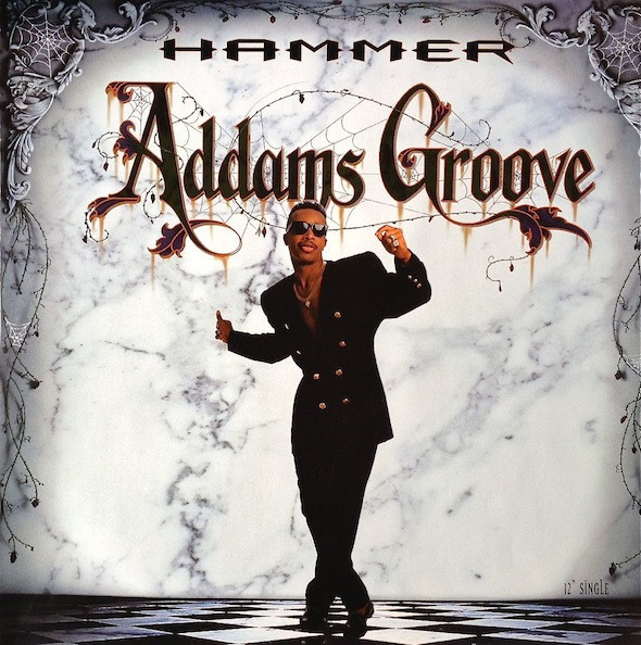 Album cover art for "Addams Groove" by NOW That’s What I Call Music!