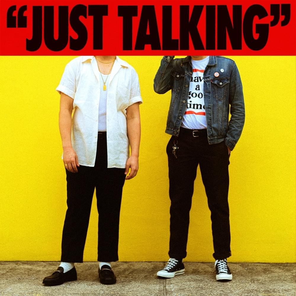 Album cover art for "Just Talking" by Polish Club