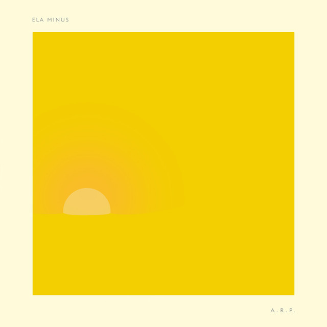 Album cover art for "A.R.P." by Ela Minus