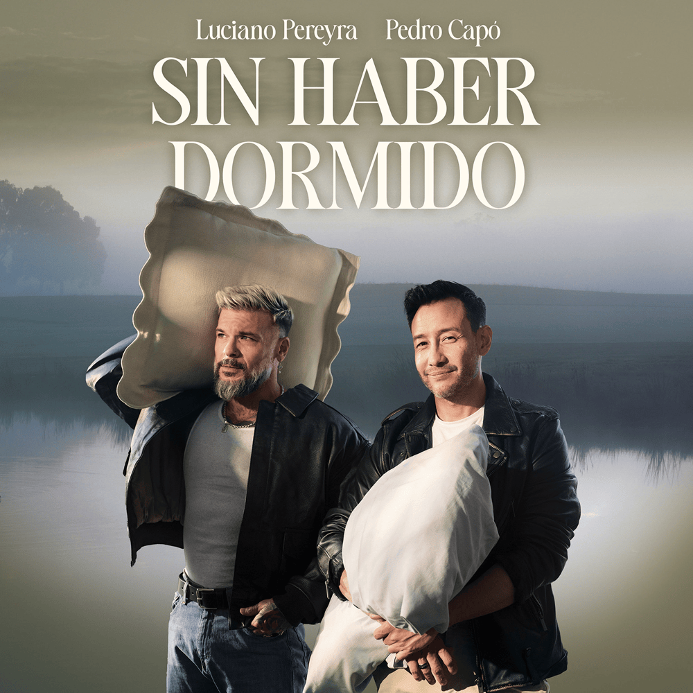 Album cover art for "Sin Haber Dormido" by Luciano Pereyra