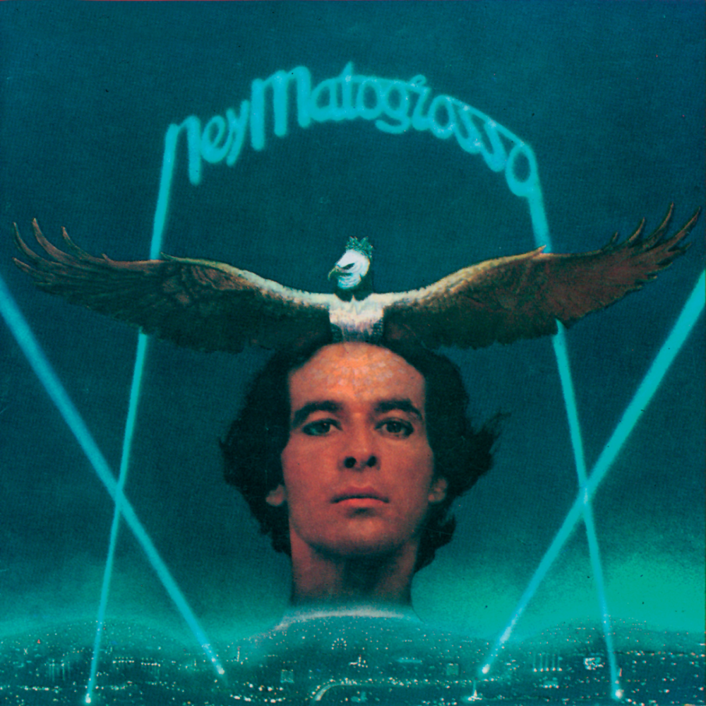 Album cover art for "Viajante" by Ney Matogrosso