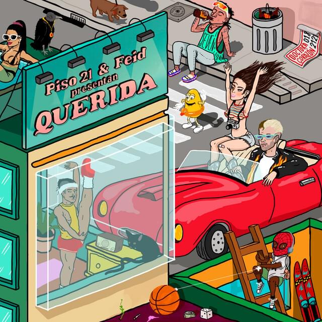 Album cover art for "Querida" by Piso 21