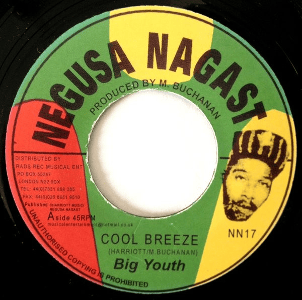 Album cover art for "Cool Breeze" by Big Youth