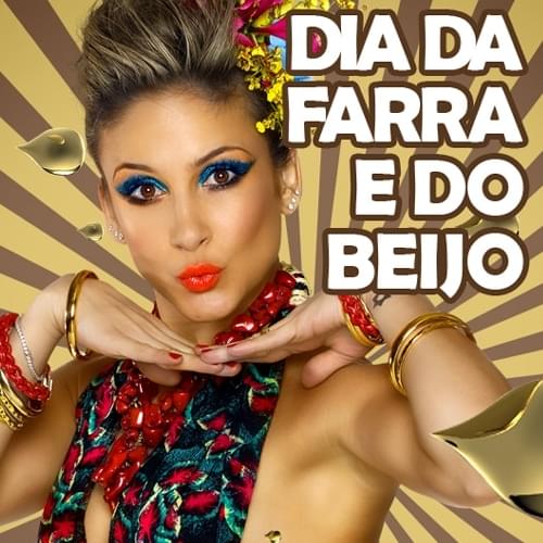 Album cover art for "Dia da Farra e do Beijo" by Claudia Leitte