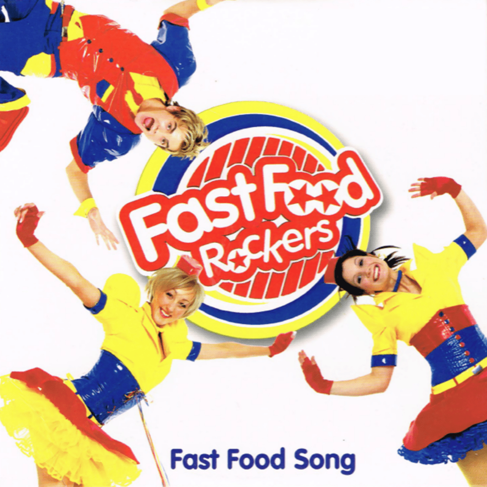 Album cover art for "The Fast Food Song" by Fast Food Rockers