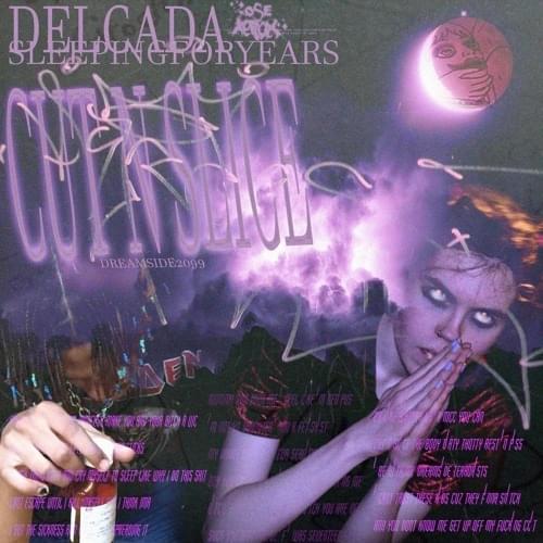 Album cover art for "CUT N SLICE" by DELCADA