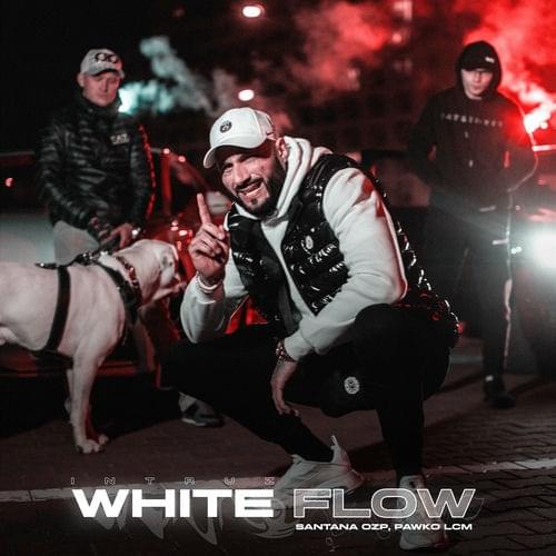Album cover art for "White flow" by Intruz & Santana OZP & Pawko CS