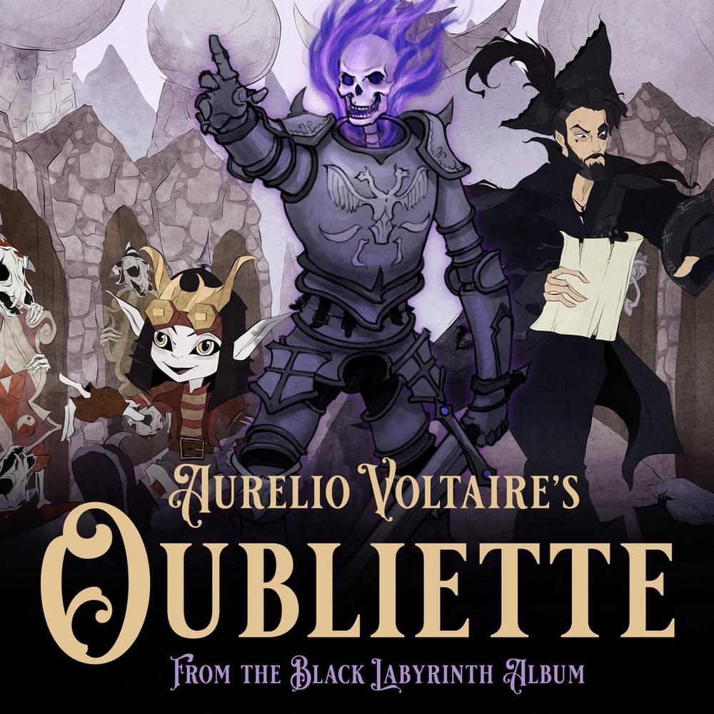 Album cover art for "Oubliette" by Aurelio Voltaire