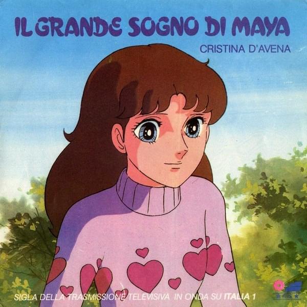 Album cover art for "Il grande sogno di Maya" by Cristina D’Avena