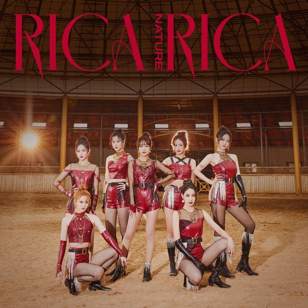 Album cover art for "RICA RICA" by NATURE (KOR)