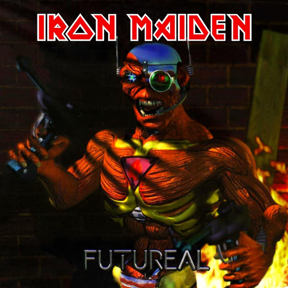 Album cover art for "Futureal" by Iron Maiden