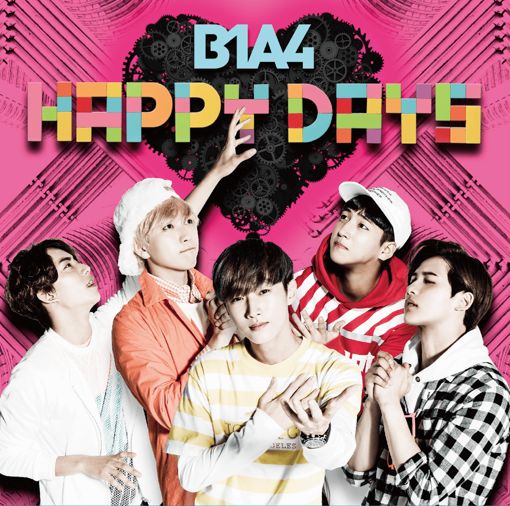 Album cover art for "HAPPY DAYS" by B1A4