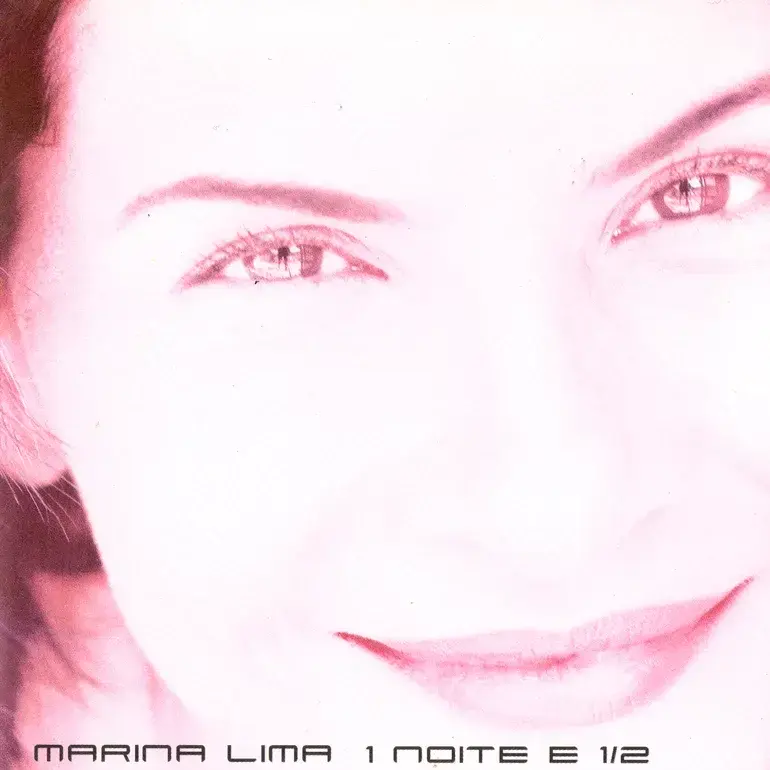 Album cover art for "Uma Noite e 1/2" by Marina Lima & Renato Rocketh