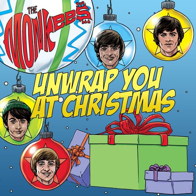 Album cover art for "Unwrap You at Christmas" by The Monkees