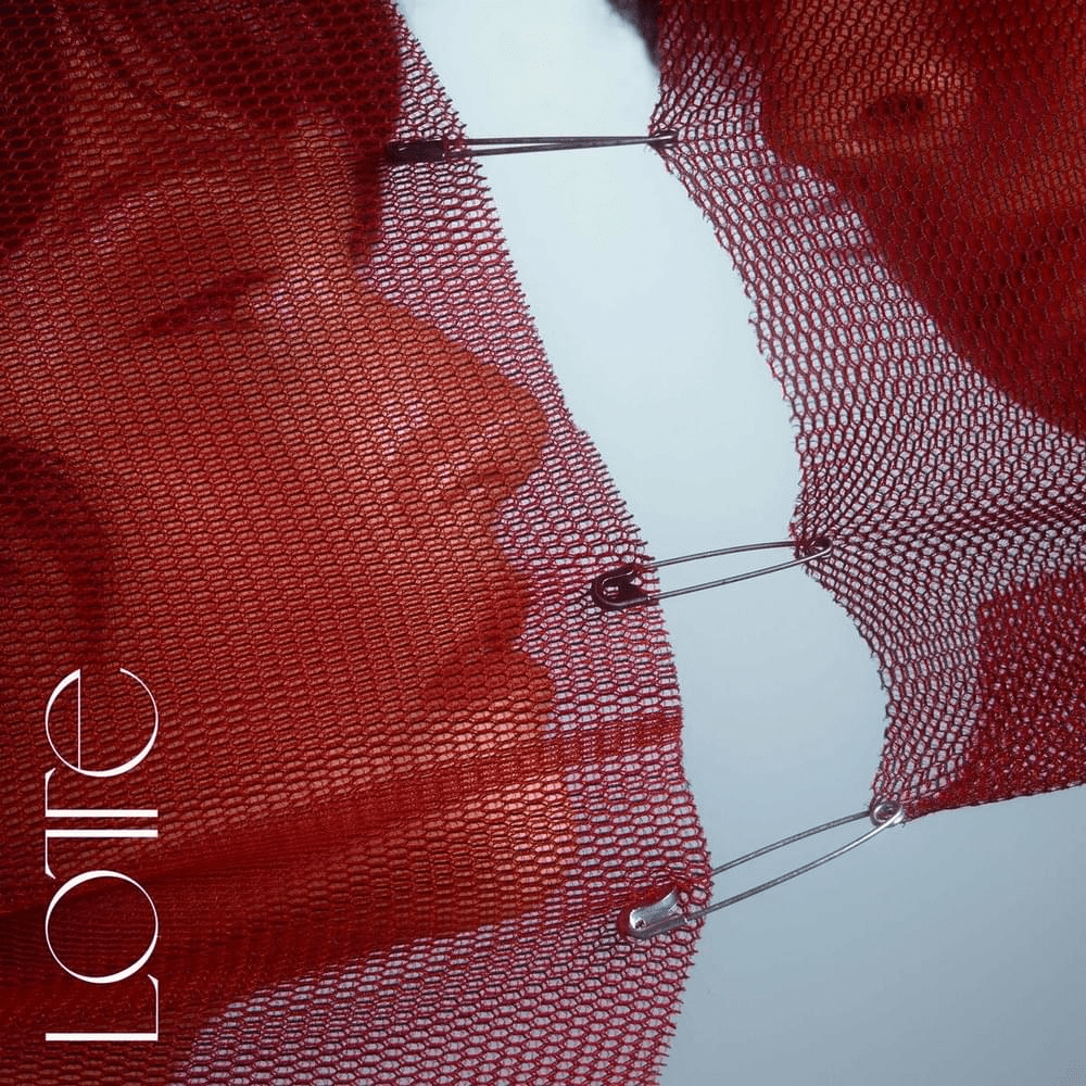 Album cover art for "DUNKELROT ZU SCHWARZ" by LOTTE