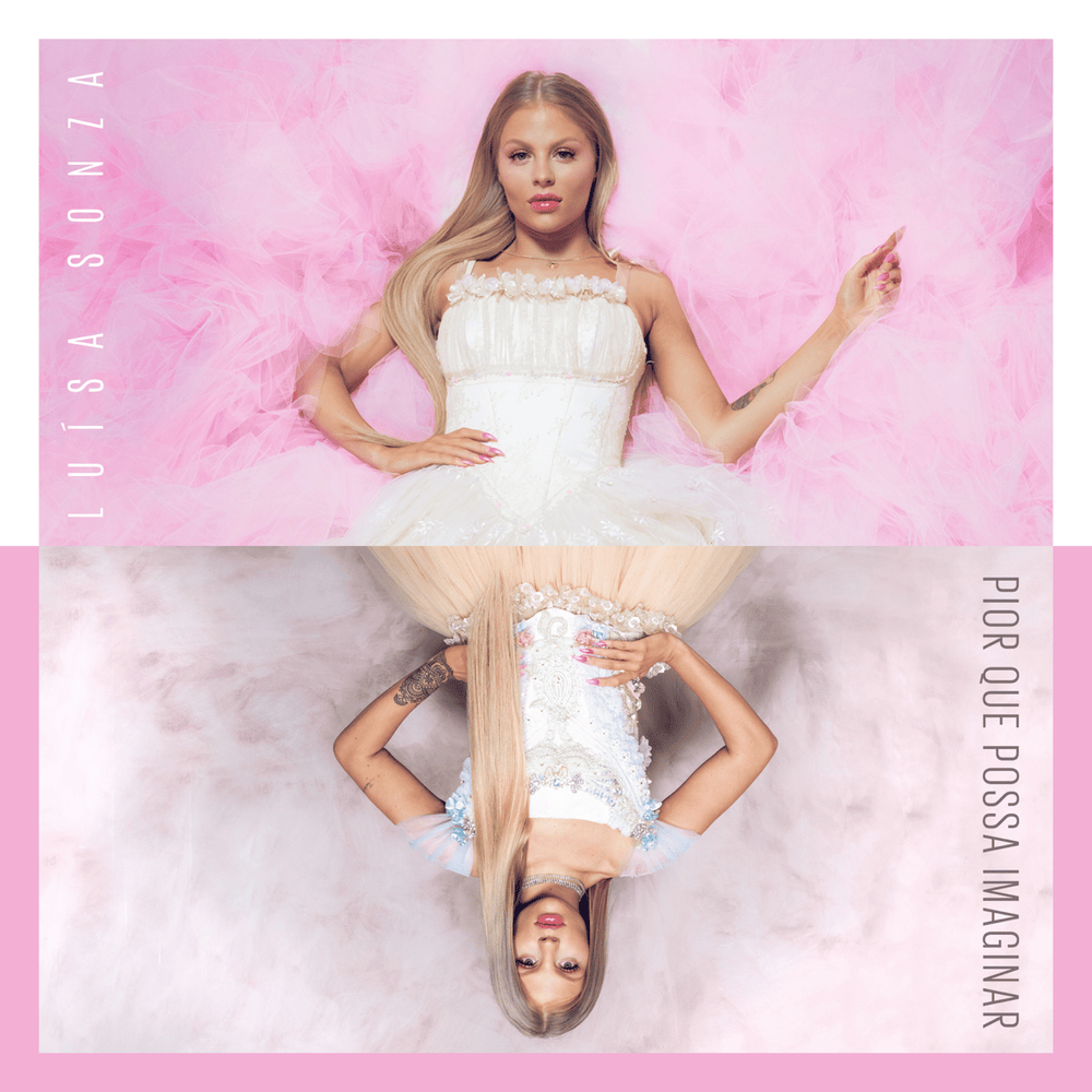 Album cover art for "Pior Que Possa Imaginar" by Luísa Sonza