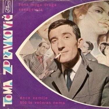 Album cover art for "Žena druga mog" by Toma Zdravković