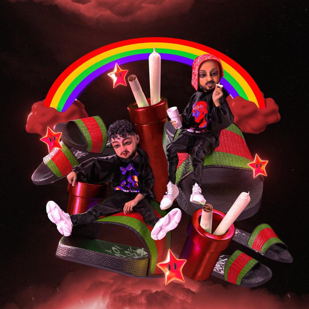 Album cover art for "GUCCI FLIP FLOPS" by ​mokuba, Lando & lilmido