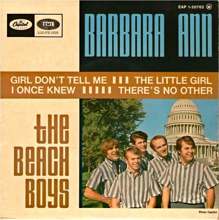 Album cover art for "Barbara Ann" by The Beach Boys