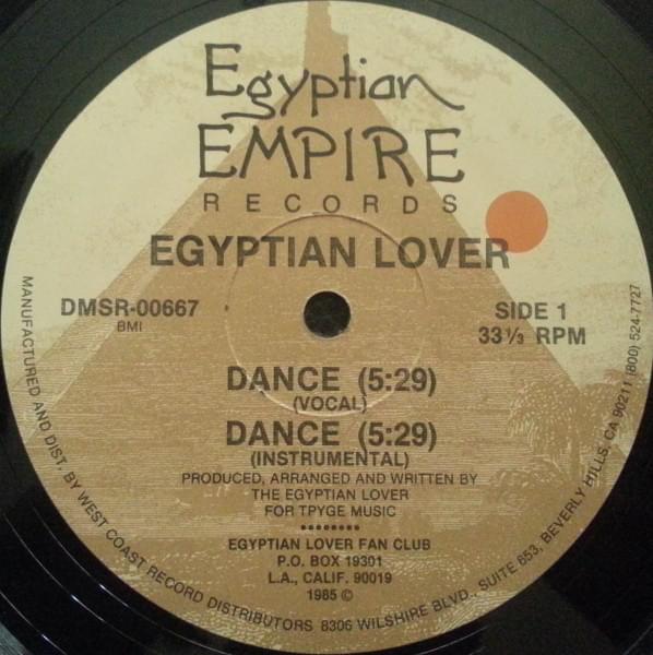 Album cover art for "Dance (Vocal)" by The Egyptian Lover