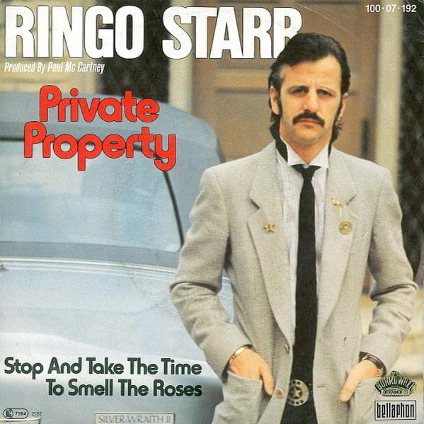Album cover art for "Stop and Take the Time to Smell the Roses" by Ringo Starr