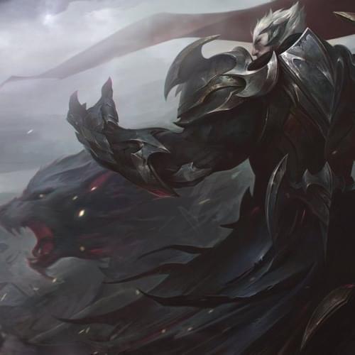 Album cover art for "God-King Darius" by League of Legends