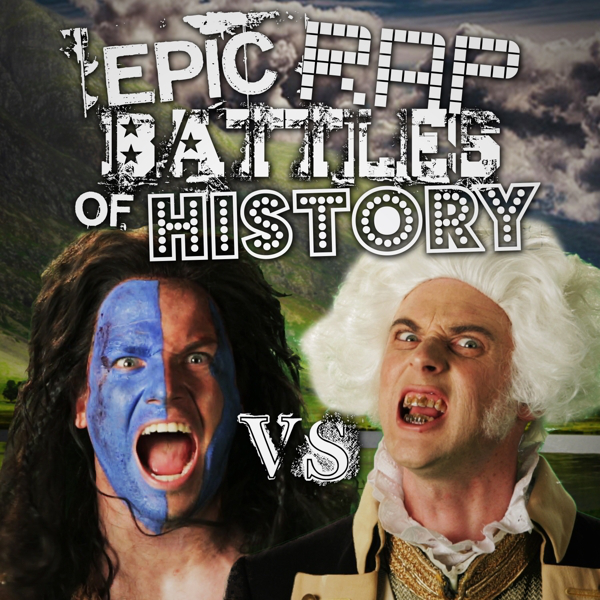 Album cover art for "George Washington vs William Wallace" by Epic Rap Battles of History & EpicLLOYD & Nice Peter