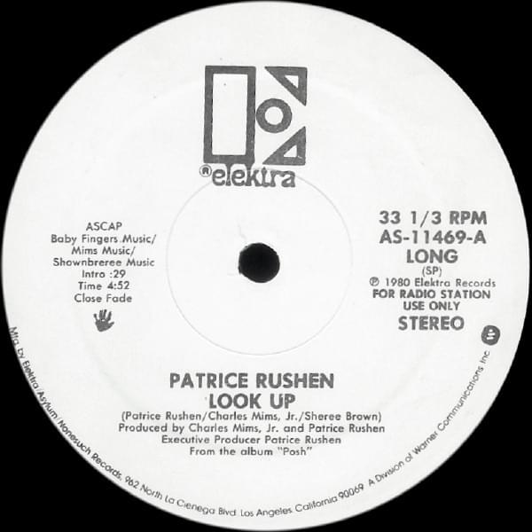 Album cover art for "Look Up! (Long Version)" by Patrice Rushen