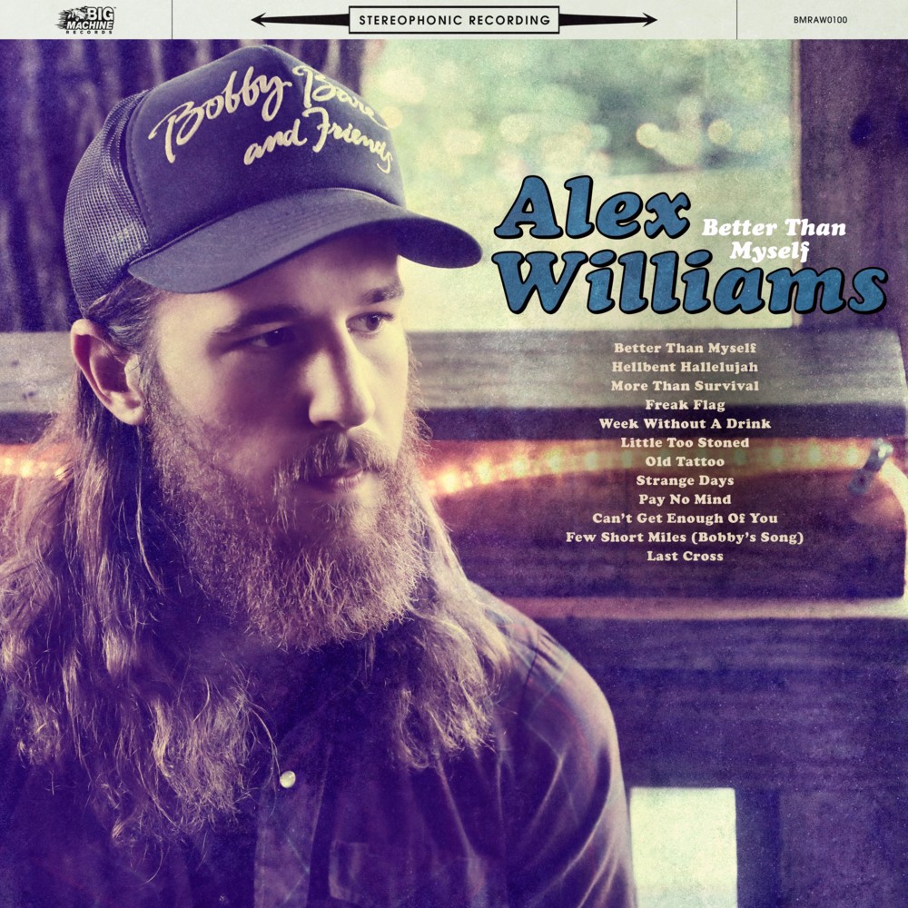 Album cover art for "Better Than Myself" by Alex Williams (Country)